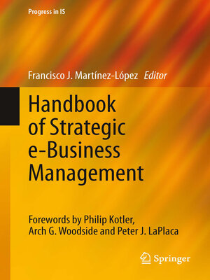 cover image of Handbook of Strategic e-Business Management